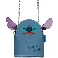 Difuzed Disney Lilo & Stitch - Stitch, Frau, Handtasche, Klein, Reißverschluss, Disney Lilo & Stitch, Blau