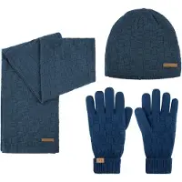 Normani Winterset aus Merinowolle Mütze, Schal und Handschuhe Muster Yuma - 9601