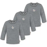 Normani 3er Pack Baby Merino Longsleeve „Taupo" - 9467