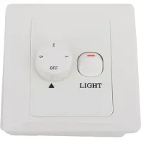 Beacon Wandschalter für Deckenventilator mit Licht 2 Blenden