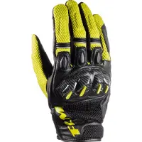 FLM Ramair Leder/Textilhandschuh kurz grün 9 Herrengrün9 - Motorradbekleidung - Motorradhandschuhe