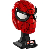 LEGO Marvel Spider-Mans Maske, baubare Superhelden-Büste, Modellbausatz für Erwachsene, Geschenk für Papa, Mama und Fans, Deko-Modell zum Sammeln und Ausstellen 76285
