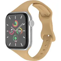 IMoshion Slim Silikonarmband für Apple Watch | 44/45/46/49 mm - Walnut
