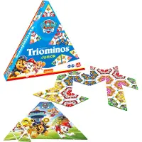 Goliath Triominos Junior PAW Patrol, Brettspiel für Kinder ab 3 Jahren, Gesellschaftsspiele für die Ganze Familie, Paw Patrol Spielzeug mit Chase, Skye and Marshall, Geeignet als Geschenk