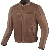 Bogotto B-Nimble Braun Motorrad Lederjacke Größe 56