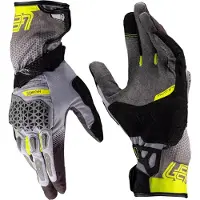 Leatt ADV HydraDri 5.5 Viz Schwarz Grau Gelb Wasserdichte Handschuhe Größe S