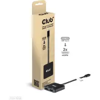 Club 3D CLUB3D USB-C Hub to Dual HDMITM 4K60Hz M/F+PD3.0 100 Watt