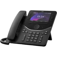Cisco 9861, IP-Telefon, Schwarz, Karbon, Kabelgebundenes Mobilteil, ABS, Tisch/Bank, 10 Zeilen