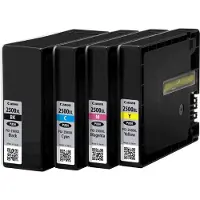 Canon Original Tintenpatronen PGI-2500XL CMYK, Mixpack, cyan, magenta, gelb, schwarz