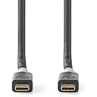 Nedis Gold Ccbw64020at20 Usb 3.2 Gen 2x2 Kabel Usb-c M-usb-c M 4k@ 20 Gb/s Beschichtet 2 M 100w 60hz