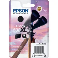 Epson Singlepack Black 502XL Ink, Hohe (XL-) Ausbeute, Schwarz, Tinte auf Pigmentbasis, 9,2 ml, 1 Stück(e), 550 Seiten