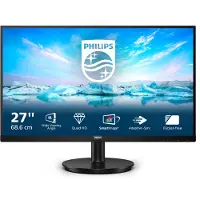 Philips V Line 275V8LA/00, 68,6 cm (27"), 2560 x 1440 Pixel, Quad HD, LED, 4 ms, Schwarz