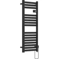 Pro-Tec Elektrischer Handtuchheizkörper 'Ringebu' 120x50cm Schwarz 500W