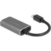 DeLOCK Aktiver mini DisplayPort 1.4 zu HDMI Adapter 8K mit HDR Funktion, 0,2 m, Mini DisplayPort, HDMI Typ A (Standard), Männlich, Weiblich, Gerade