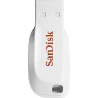 SanDisk Cruzer Blade, 16 GB, USB Typ-A, 2.0, Ohne Deckel, 2,5 g, Weiß