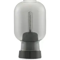 Normann Copenhagen Amp Tischleuchte, Rauchglas/Schwarz