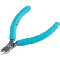Weller Spitzschneider - gerade kurzer ausgesparter Kopf, Hand-Draht-/Kabelschneider, Blau, 0,6 mm, 11 cm, 48 g