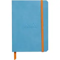 Rhodia Rhodiarama Liniertes 4 x 5 1/2 t rkisfarbenes Softcover-Tagebuch