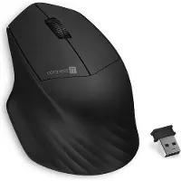 Connect IT CMO-4040-BK, rechts, Optisch, RF Wireless + Bluetooth, 1600 DPI, Schwarz