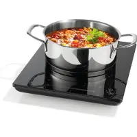 Gorenje Induktionskochfeld ICY2000SP, Schwarz, Arbeitsplatte, 28 cm, Zonen-Induktionskochfeld, Glas, 1 Zone(n)