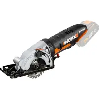WORX WX527.9, Metall, Gipskarton, Kunststoff, Holz, Aluminium, Schwarz, Orange, 8,5 cm, Akku, 20 V