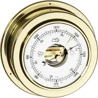TFA-Dostmann Schiffsbarometer TFA 29.4010.B messing massiv Maritim