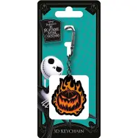 Pyramid THE NIGHTMARE BEFORE CHRISTMAS (FLAMING PUMPKIN) 3D KEYCHAIN