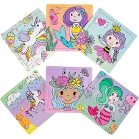 LG-Imports Holzpuzzle (Prinzessin, Einhorn oder Meerjungfrau)