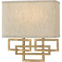 Elstead Lighting Elstead Lanza Wandleuchte E14 2-fach Gebürstete Bronze