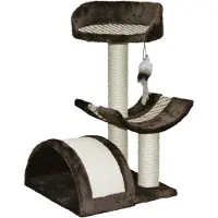 Kerbl Kratzbaum Safari 60 cm Dunkelbraun