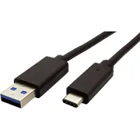Roline USB 3.2 Gen 1 Kabel, USB A-C, ST/ST, schwarz, 1 m