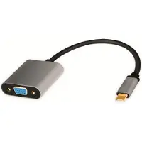 Logilink CUA0104, 0,15 m, USB Typ-C, VGA (D-Sub), Männlich, Weiblich, Gerade