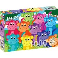 Enjoy Rainbow Monkey Puzzle 1000 Teile