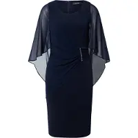 Vera Mont Cocktailkleid mit Raffung in Night Sky | Gr.: 44