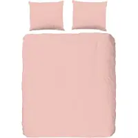 Hip Bettwäsche "Uni" - Rosa - (200x220 cm) - 100 % Baumwolle