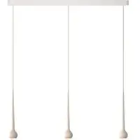 Grau Falling Sun Trace 3/110 LED-Pendelleuchte 3-flammig-Sandweiß-mit App/Casambi-mit Sunset Dimming (1300K - 2700K)