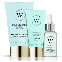 Warda Skincare Hyaluron Gesichtspflege Trio 95 ml