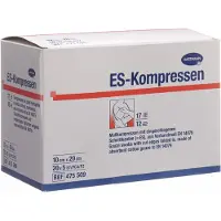 Hartmann Es-Kompressen steril 10x20 cm 12fach Großpackung 20x5 St Kompressen