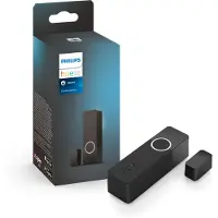 Philips Secure Kontaktsensor schwarz, Kabellos, ZigBee, Schwarz, Tür/Fenster, Klebeband/Schraube, III