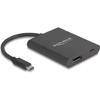 DeLOCK USB Type-C Adapter zu DisplayPort (DP Alt Mode) 8K mit HDR und Power Delivery 60 W