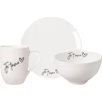 Villeroy & Boch Statement Frühstücks-Set Je t'aime