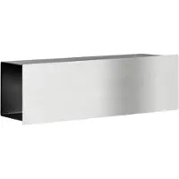 LCD 3012 Zeitungsfach Edelstahl sw31x10x10mm