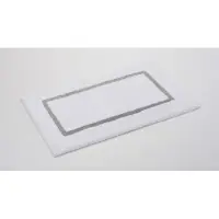Abyss & Habidecor Badematte Karat White Silver-60 x 100 cm