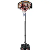 Hudora 71664 3er Set Basketballkorb Chicago + Ball