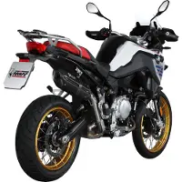 MIVV Suono Auspuff schwarz B.033.L9 für BMW F 750/850 GS Unisexohne Farbe091 - Motorradteile - Motorrad Auspuff