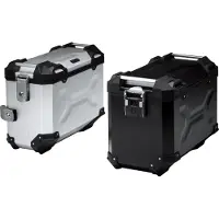 SW-Motech Trax ADV Seitenbox 45 Aluminium 45 LITER, SCHWARZ, RECHTS silber
