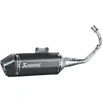 Akrapovic Racing Line Steel&carbon Primavera 125-150ie/sprint 125-150ie Ref:s-ve125r2-hzbl Nicht Homologiertes Vollständiges Auspuffsystem