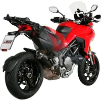 MIVV Delta Race Auspuff schwarz D.034.LDRB für Ducati Multistrada Unisexanthrazit081 - Motorradteile - Motorrad Auspuff