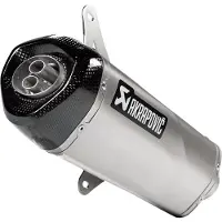 Akrapovic Line Stainless Steel/carbon Fiber Gts300/sei Giorni/hpe 08-20 Ref:s-ve3so9-hrss Nicht Homologierter Slip-on-schalldämpfer