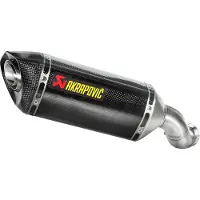 Akrapovic Auspuff Slip-On Carbon für Kawasaki Z 900 /SE 2017- Unisexohne Farbe199 - Motorradteile - Motorrad Auspuff